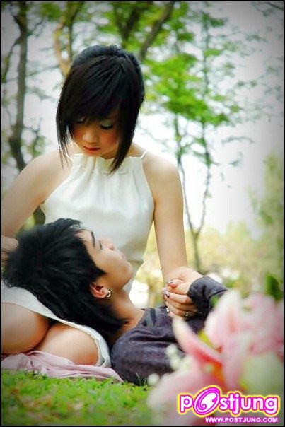 พี่หนึ่งกับพี่กิ๊ฟถ่ายแบบเวดดิ้งคู่กัน