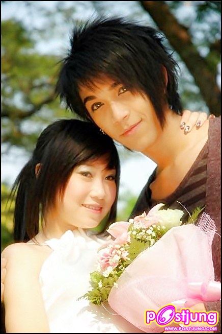 พี่หนึ่งกับพี่กิ๊ฟถ่ายแบบเวดดิ้งคู่กัน