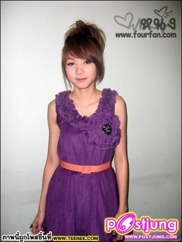 โฟว์ ชุด ม่วง น่ารัก จัง