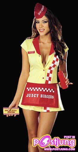 SEXY FAST FOOD WORKER