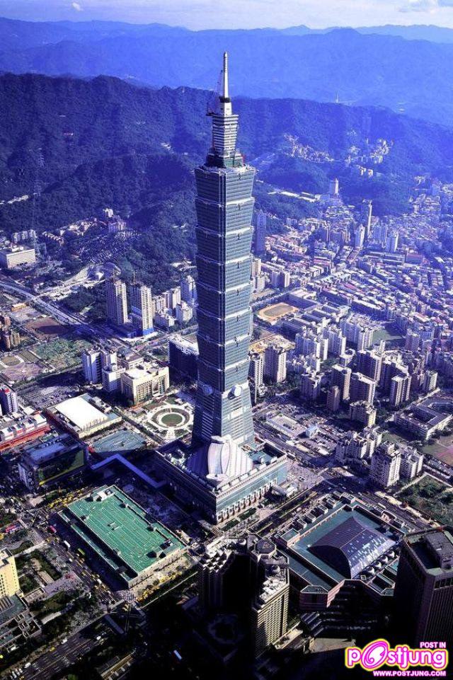 3-Taipei 101 ใต้หวัน สูง 509 เมตร