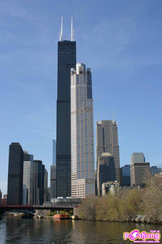 5-Sears Tower ชิคาโก สหรัฐอเมริกา สูง 442 เมตร