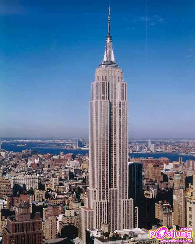 10-Empire State Building-NewYorkสูง381เมตร