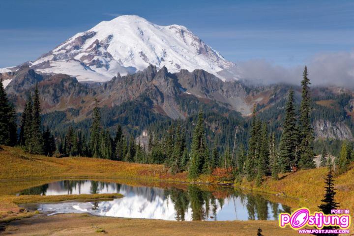 Mount Rainier From Chinook Pass, Washing