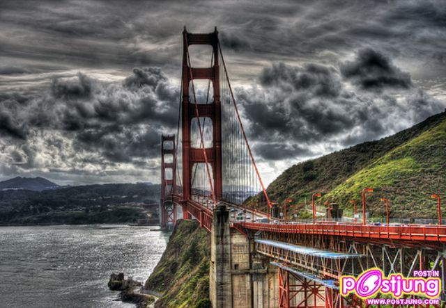 อันดับที่1.Golden Gate Bridge,California