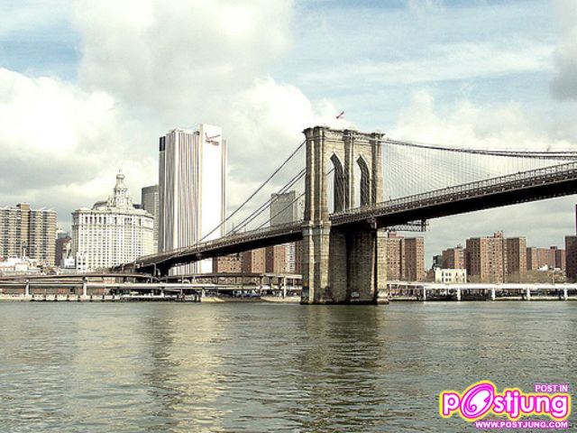 อันดับที่3.Brooklyn Bridge,นิวยอร์ก USA