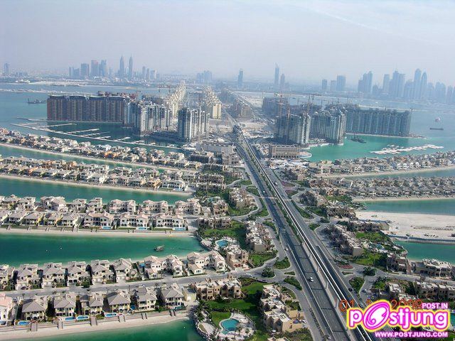 รูปถ่ายเกาะ Palm Jumeirah  1 พฤศจิกายน 2008