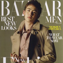 นิชคุณถ่ายแบบ ในนิตยสาร BaZaar ฉบับเดือนตุลาคม