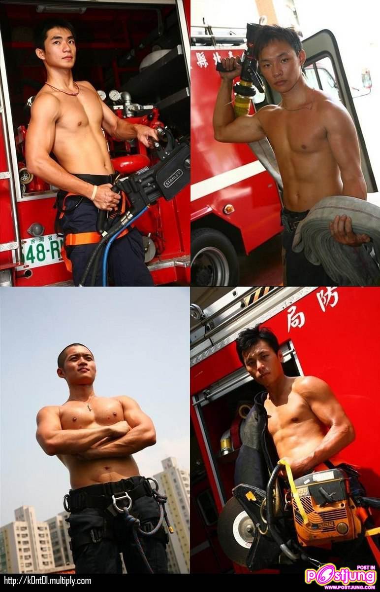 Taiwan Firefighter Calendar 2009Behind the Scenes1