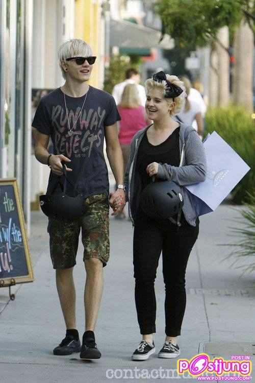 Luke Worrall&his fiancee(Kelly Osbourne)