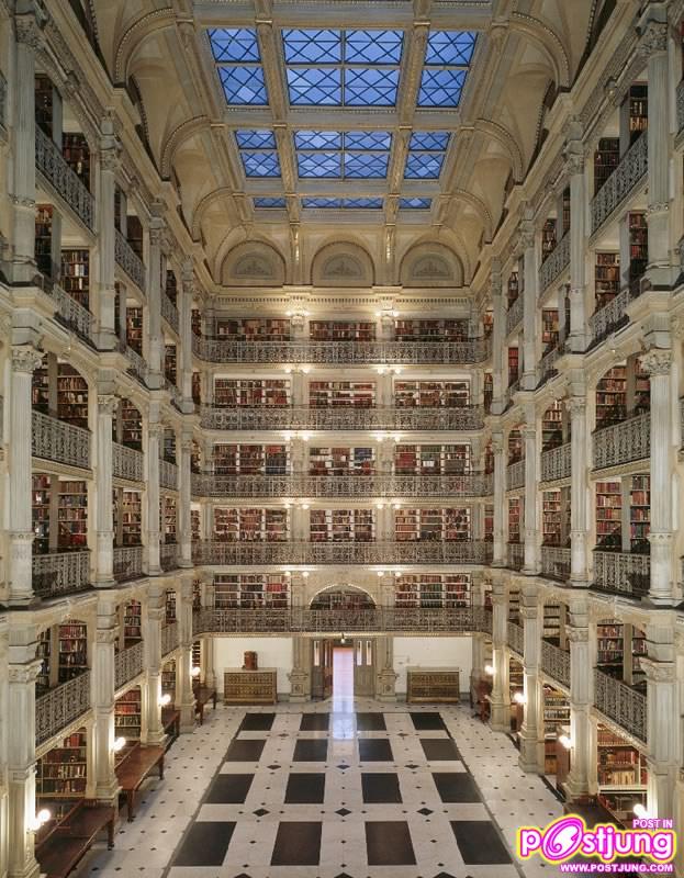George Peabody Library, Baltimore, Maryl