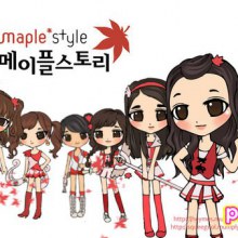 SNSD เวอร์ชั่น การ์ตูน