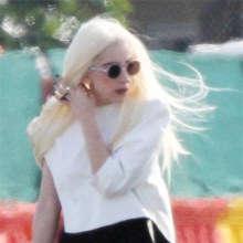 Lady Gaga Boards Private Jet (Sydney, Australia)