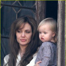 Angelina Jolie & family