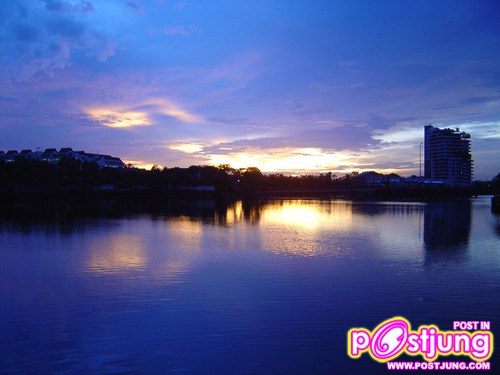 ทะเลสาบในนิชดา ธานี อำเภอปากเกร็ด
