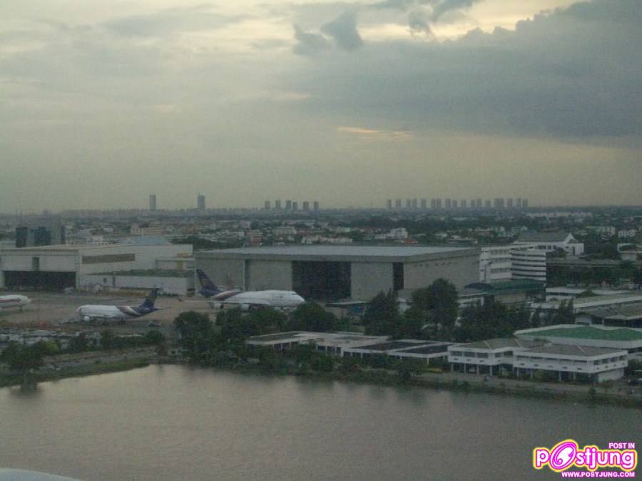 ตัวอำเภอปากเกร็ด มองจากชานเมืองกรุงเทพฯ