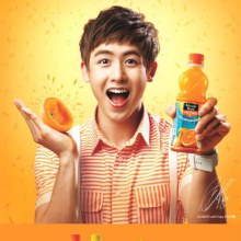 นิชคุณ (Nickhun) พรีเซ็นเตอร์ 'Minute Maid with Pulpy' เกาหลี