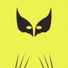 Minimalist Superhero Posters