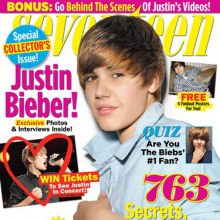 Justin Bieber Seventeen Magazine