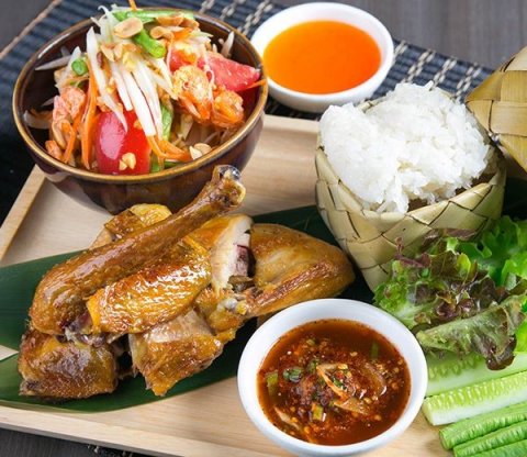 ส้มตำ-ไก่ย่าง