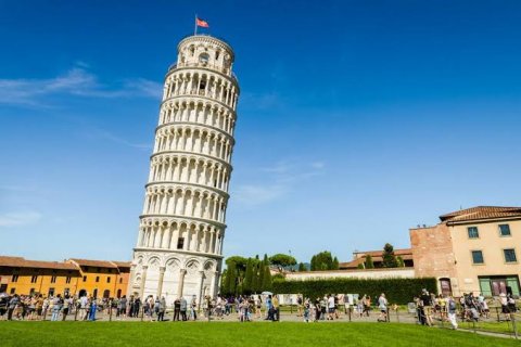 หอเอนเมืองปิซา (Leaning tower of Pisa)