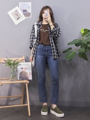 เสื้อกับยีนส์เท่ๆลุยๆ
