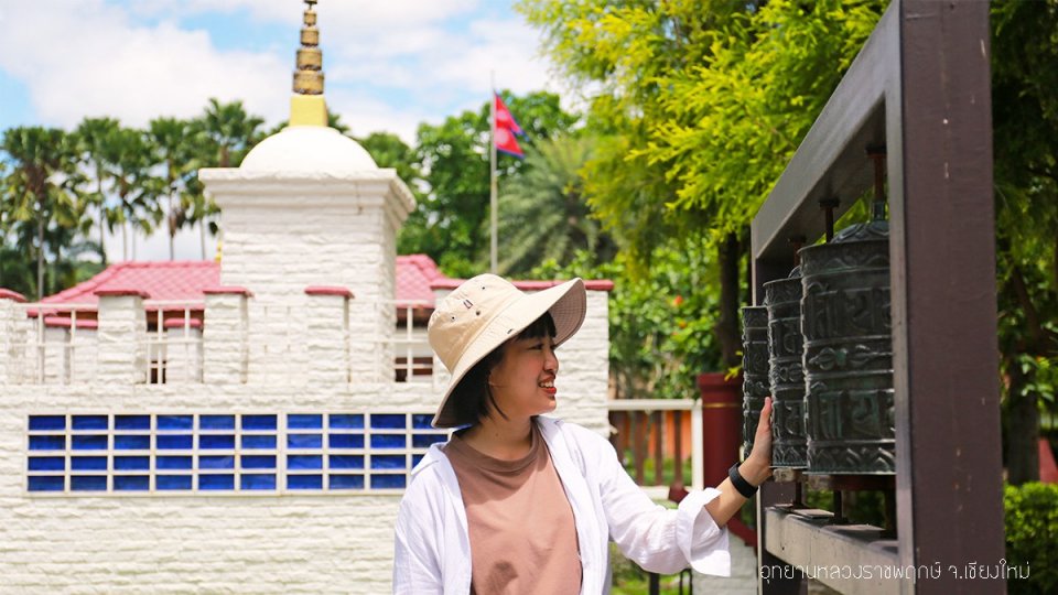 สวนนี้ชื่อสวนอะไร? จำลองสถานที่สำคัญทางวัฒนธรรม โดดเด่นด้วยมรดกโลก เช่น ลุมพินี สถานที่ประสูติของพระพุทธเจ้า