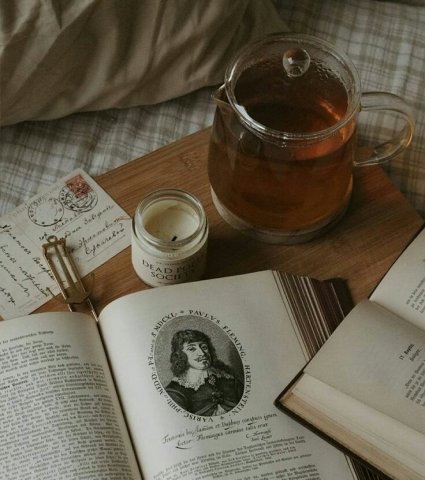 อ่านหนังสือจิบน้ำชา