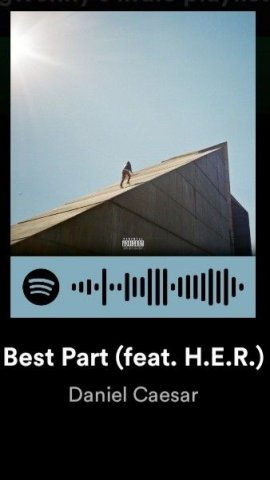 Best Part - Daniel Caesar(feat. H.E.R.)