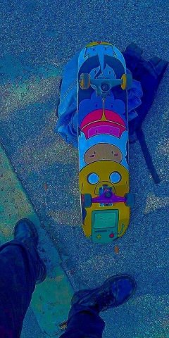 New skateboard.