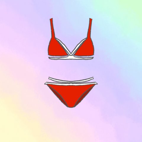 Bikini สีสันสดใส