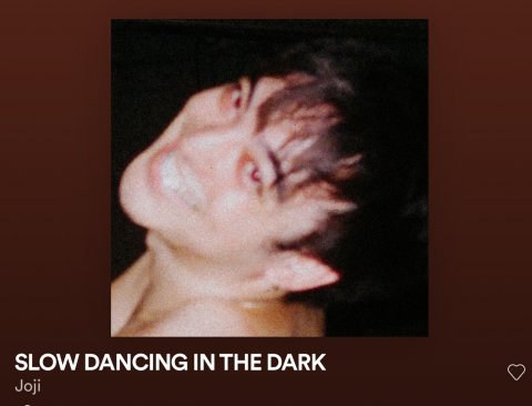 Slow dancing in the dark