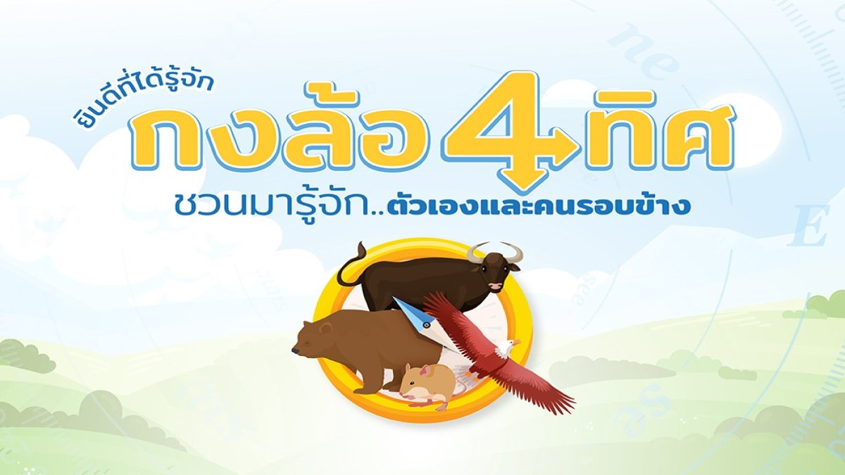 แบบทดสอบ สัตว์ 4 ทิศ (DISC Personality)