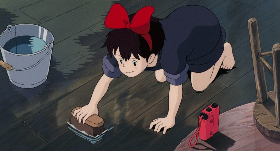 ในเรื่องKIKI'S DELIVERY SERVICE กิกิทำงานส่งของที่ร้านอะไร