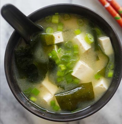 Seaweed/Miso soup ซุปสาหร่าย+ข้าว
