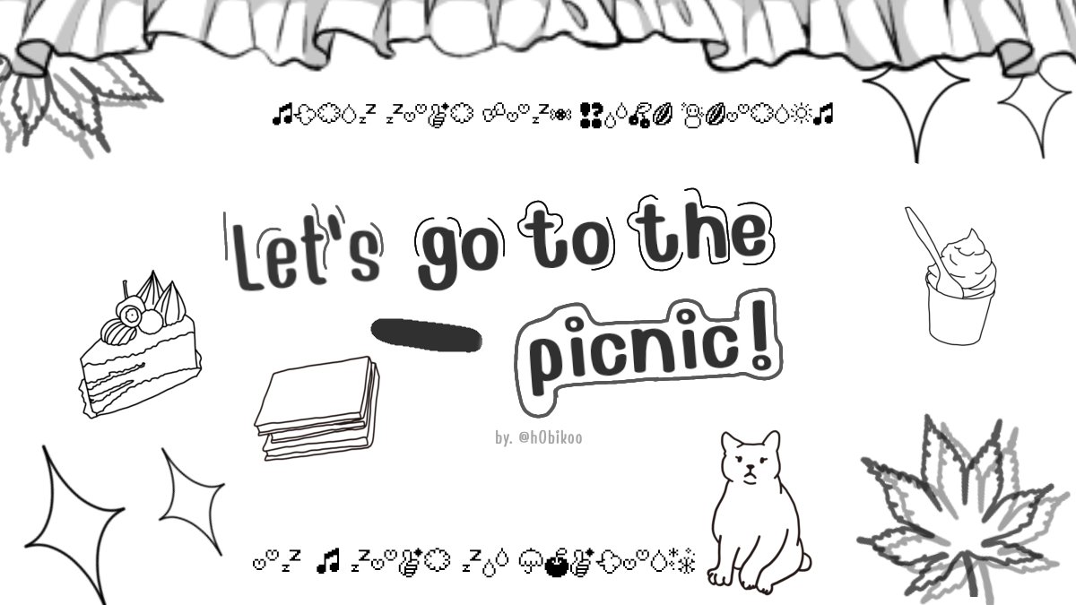 ★ཋྀུ ུ⠀ིྀ⠀let's go to the picnic⠀⠀✦̩͙ #̷♱͙͙