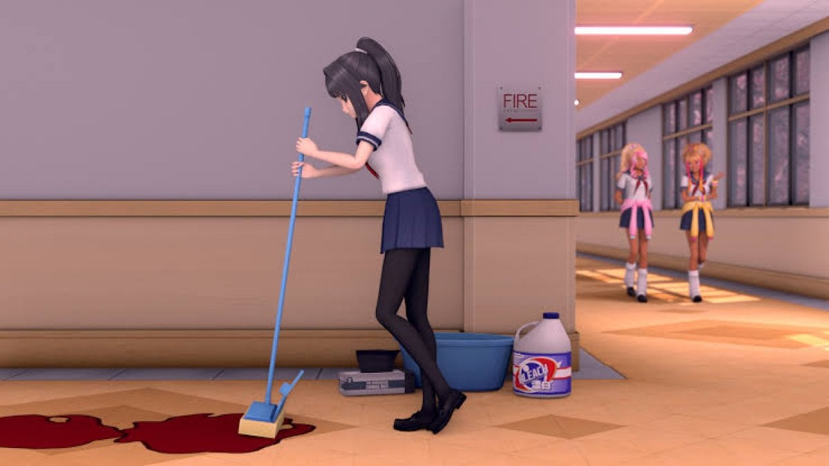 เมื่อคุณหลุดเข้าไปในเกม yandere simulator