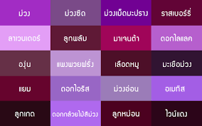 สีม่วง