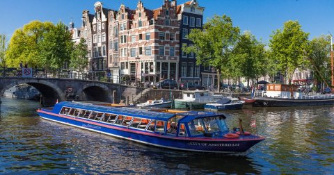 ล่องเรือในคลองอัมสเตอร์ดัม