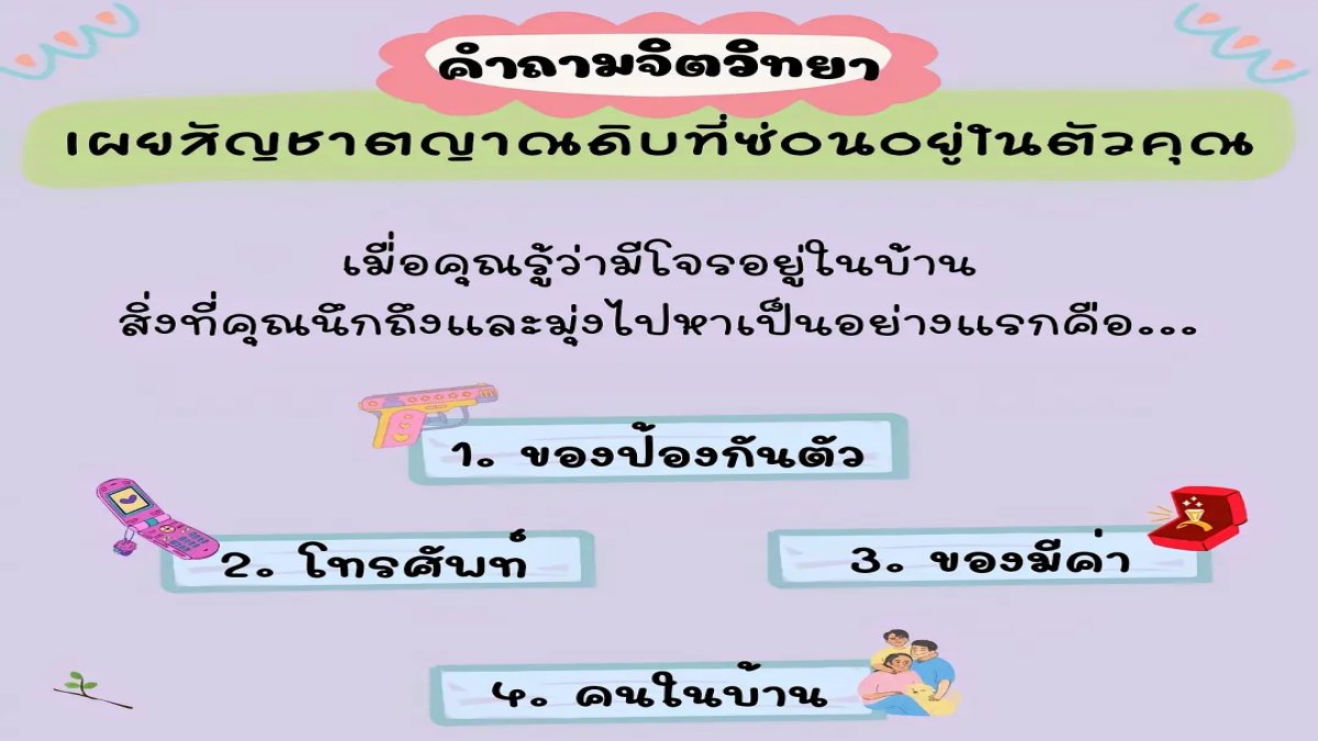 เผยสัญชาตญาณดิบที่ซ่อนอยู่ในตัวคุณ