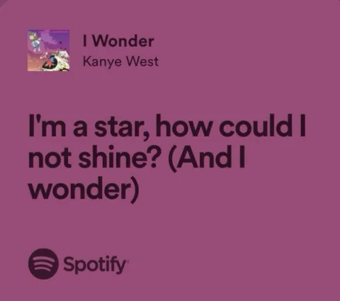 I wonder - Kanye west