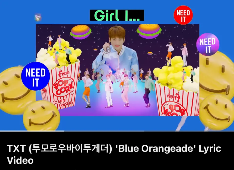 ในเพลง Blue Orangeade มีการกล่าวถึงความชอบที่ต่างกันมากมาย ความชอบใดที่ไม่ได้กล่าวถึงในเพลง