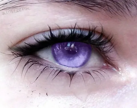 Purple eyes