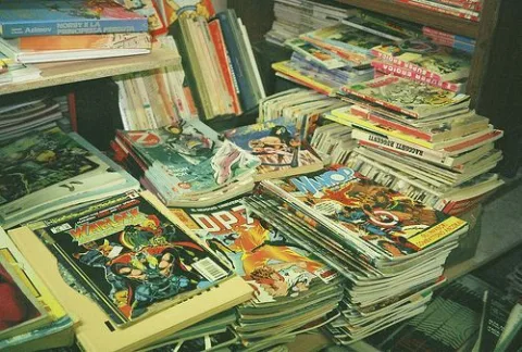 my comic books! who said that comic books are only for guys?