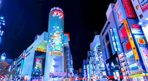 ตึก Shibuya109 (ต่อสู้กับแก๊งยากูซ่า)