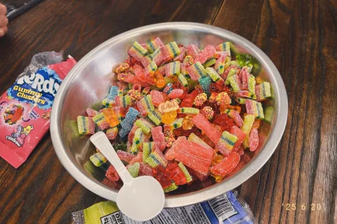 Candy salad