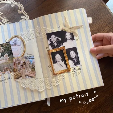 Make you a handmade scrapbook and cry while giving it (ทำสมุดภาพให้เอง แล้วร้องไห้ตอนให้)