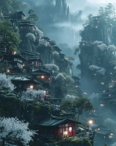 苍月城 Cāngyuè chéng เมืองจันทราสีคราม