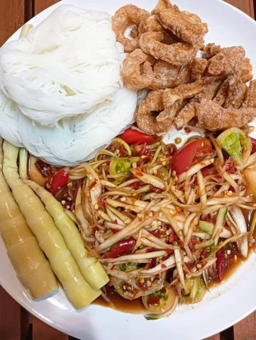 ส้มตำเผ็ดมากๆ