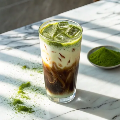 มัทฉะ นม และกาแฟ กลมกล่อม